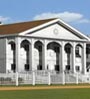 rendering of the beautiful two storey facade of the student center