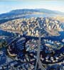 aerial view of city of Vancouver