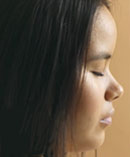 girl meditating