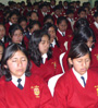 Peru girls meditating