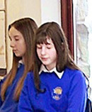2 girls meditating
