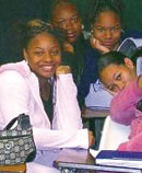 students smiling
