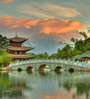 Pagoda and bridge