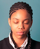 girl meditating