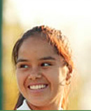 girl smiling
