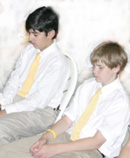 two boys TMing