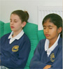 girls meditating