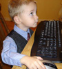 child at computer