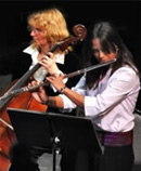 flutist playing