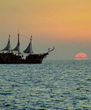 ship at sea