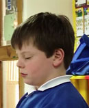 boy meditating