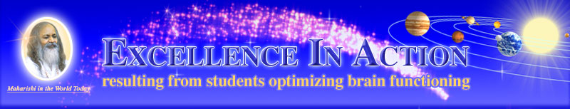 Excellence in Action resulting from students optimizing brain functioning