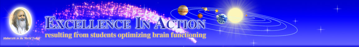 Excellence in Action resulting from students optimizing brain functioning